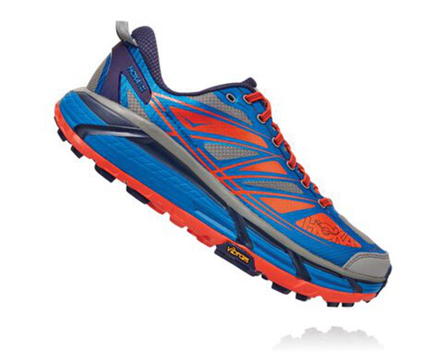 Hoka One One Trailove Tenisky Panske Modre - Mafate Speed 2 - 48725-MKGS